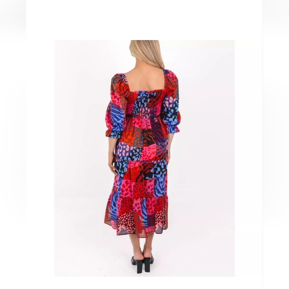 Colorful Patchwork Dress - Picture 5 of 8